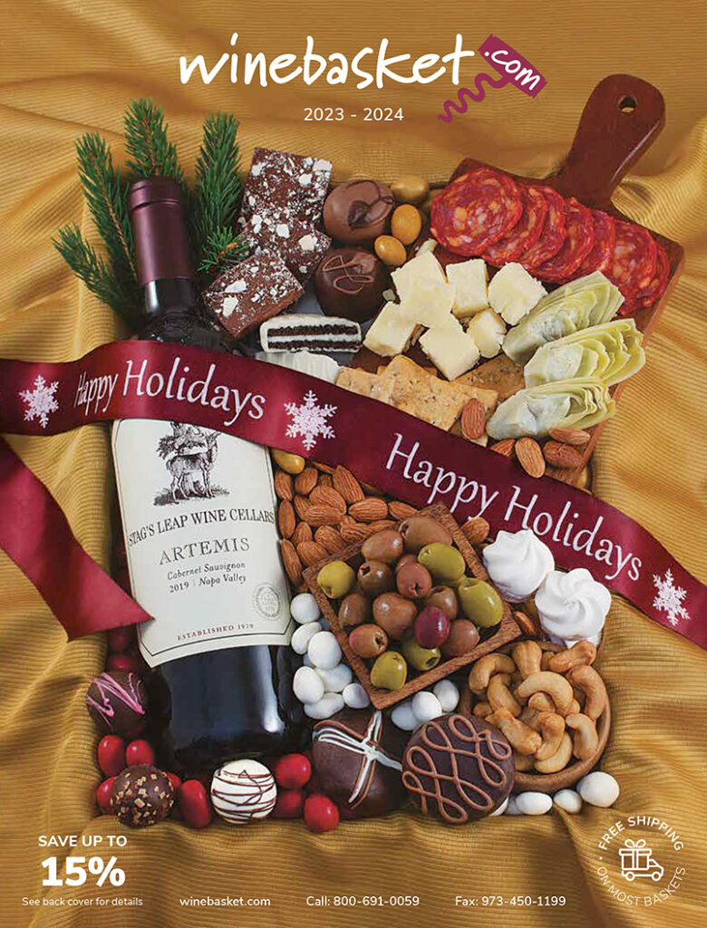 Catalog cover for winebasket.com 2023-24